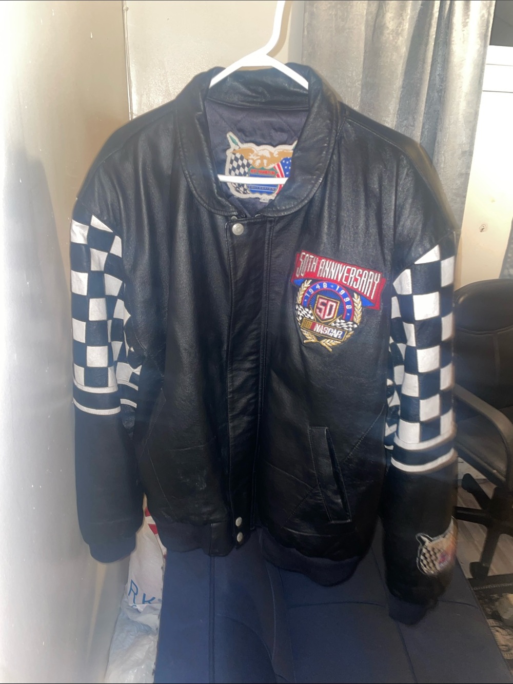 Vintage Jeff Hamilton Leather Jacket (1998) Size Large